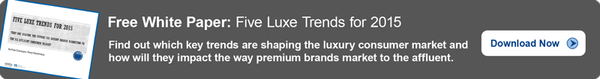 5 Luxe Trends for 2015, featured on www.blog.marketresearch.com