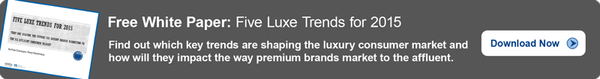 5 Luxe Trends for 2015, featured on www.blog.marketresearch.com